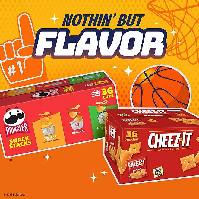 Pringles Snacks Stacks, Variety Pack Chips, 48 pk.