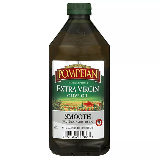 Pompeian Smooth Extra Virgin Olive Oil, 68 fl. oz.
